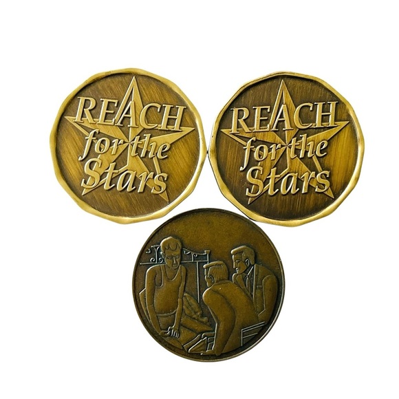 Lot of 24 Alcoholics Anonymous AA Recovery Sobriety Tokens Coins Chips ~ Varied - Picture 5 of 7